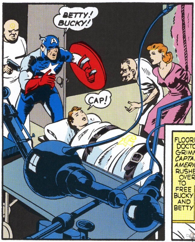 Captain America Classic Years Page 184 Panel 1