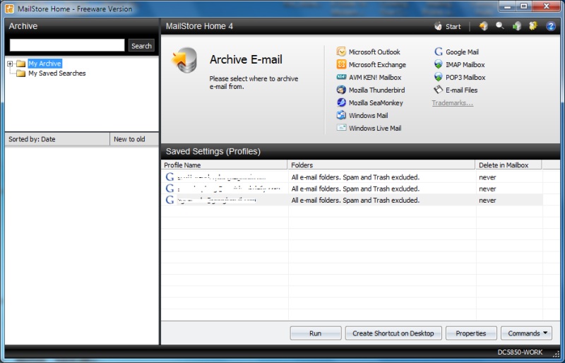 MailStore Home - Free Email Archiving & Backup for Home Users