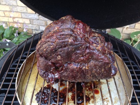 Chuck Roast on Big Green Egg