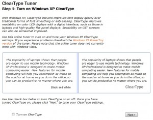 Cleartype Tuner XP
