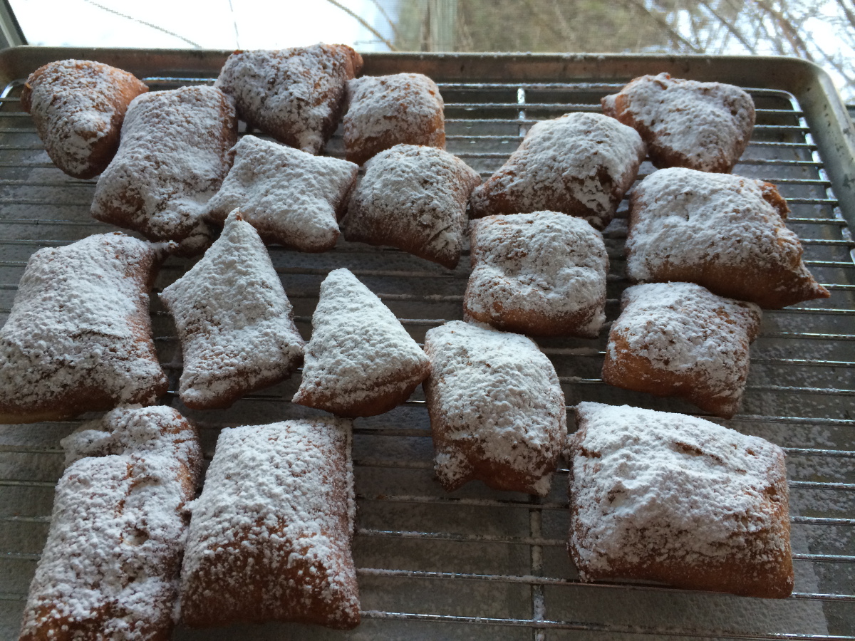 Finished Beignets