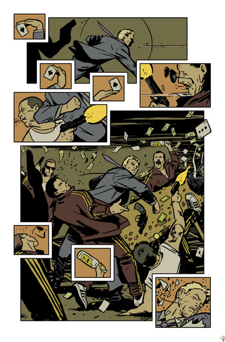 Hawkeye issue 1 page 5 preview by David Aja