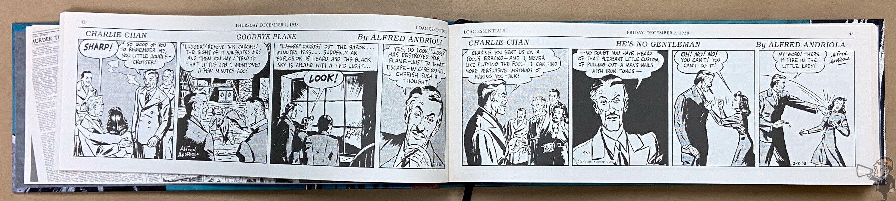 LOAC Essential Vol 13 Charlie Chan 1938 interior 3