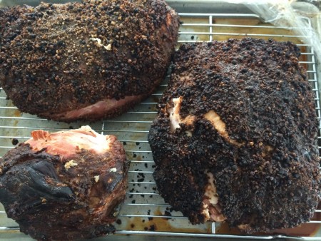 Pork Leg Pastrami whole