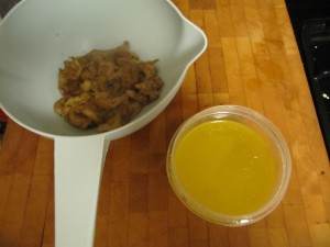 Rendered Chicken Fat and Skin