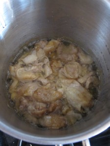 Rendering Chicken Fat