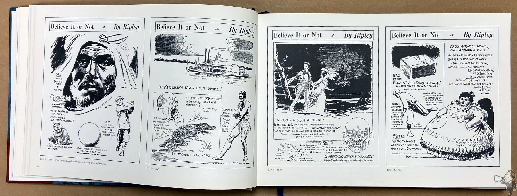 Ripley's Believe It or Not! Daily Cartoons 1929-1930 4 Ripleys Believe It or Not Daily Cartoons 1929 1930 interior 3