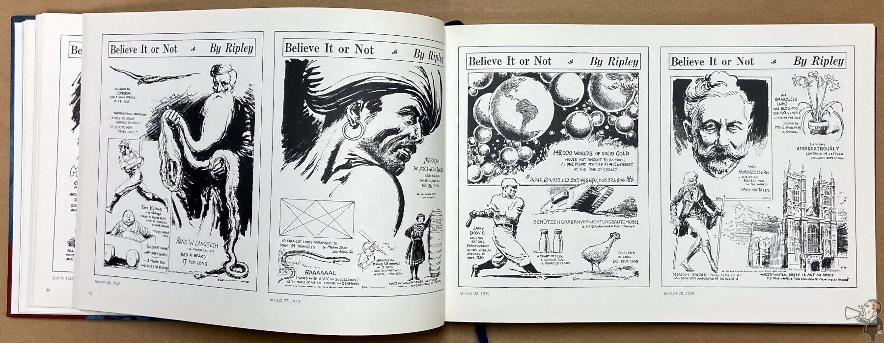 Ripley's Believe It or Not! Daily Cartoons 1929-1930 5 Ripleys Believe It or Not Daily Cartoons 1929 1930 interior 4