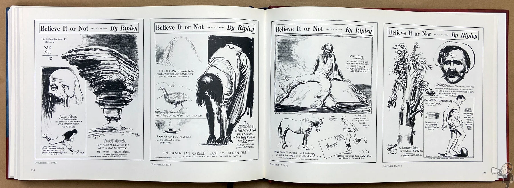 Ripley's Believe It or Not! Daily Cartoons 1929-1930 10 Ripleys Believe It or Not Daily Cartoons 1929 1930 interior 9