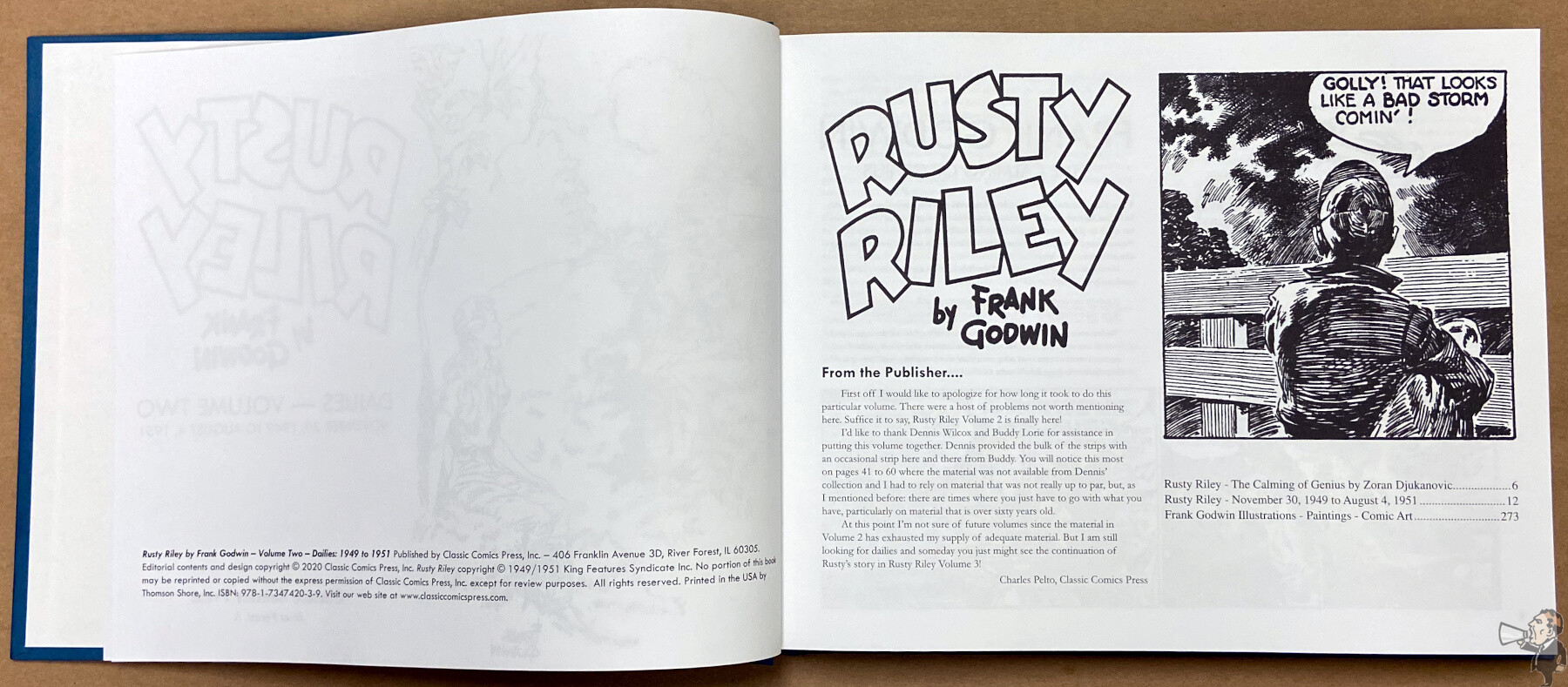 Rusty Riley by Frank Godwin Volume Two Dailies interior 1