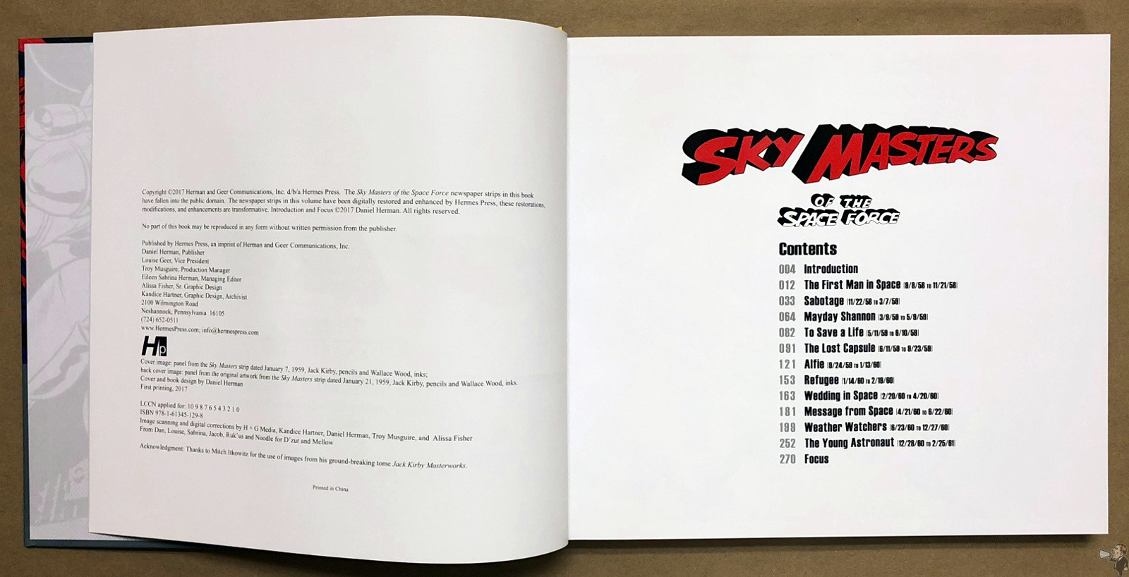Sky Masters of the Space Force The Complete Dailies interior 1
