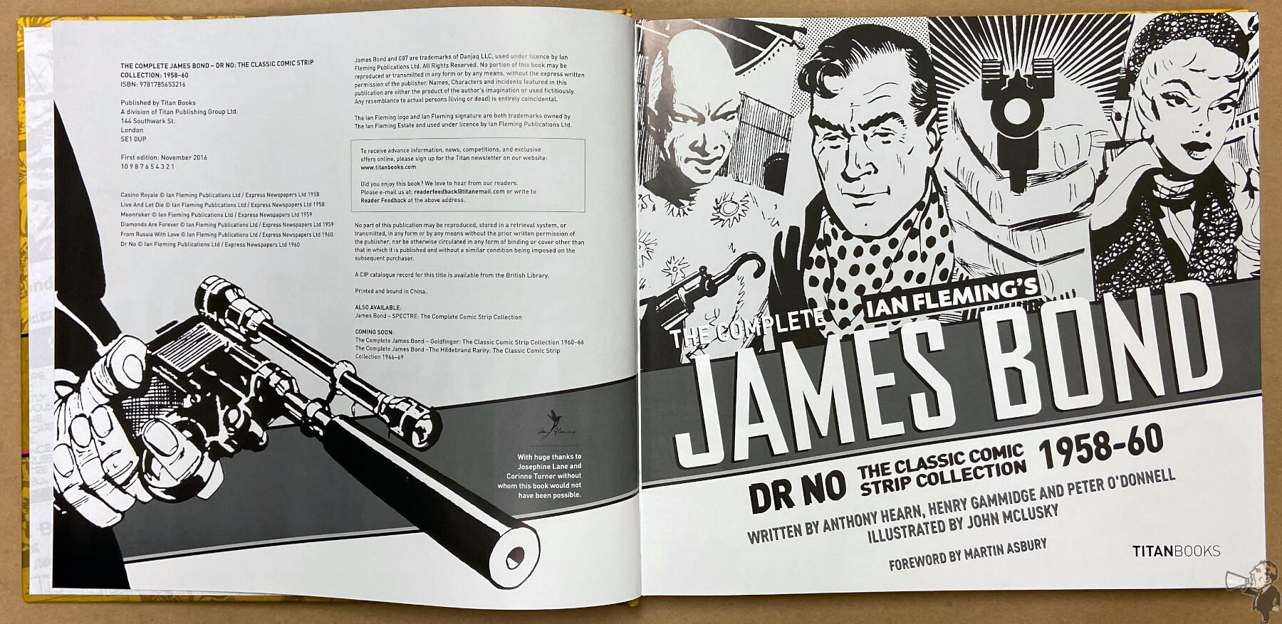 The Complete James Bond Dr No The Classic Comic Strip Collection interior 1