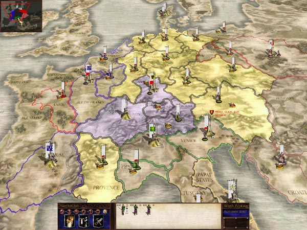 medieval total war 1 campaign map